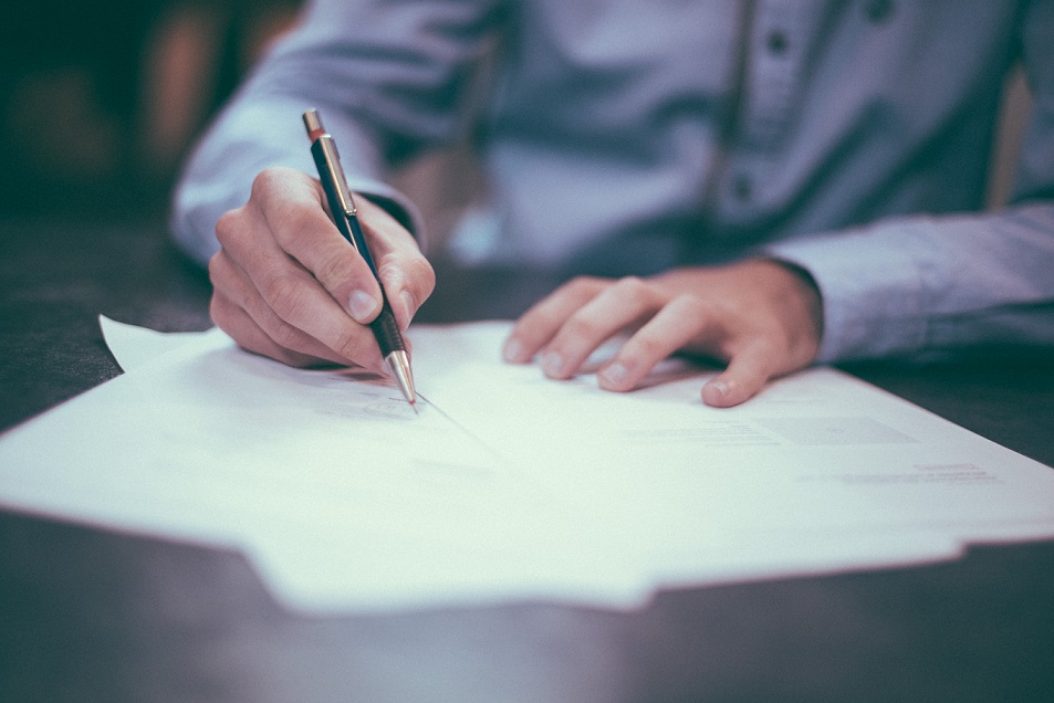 sales proposal signing